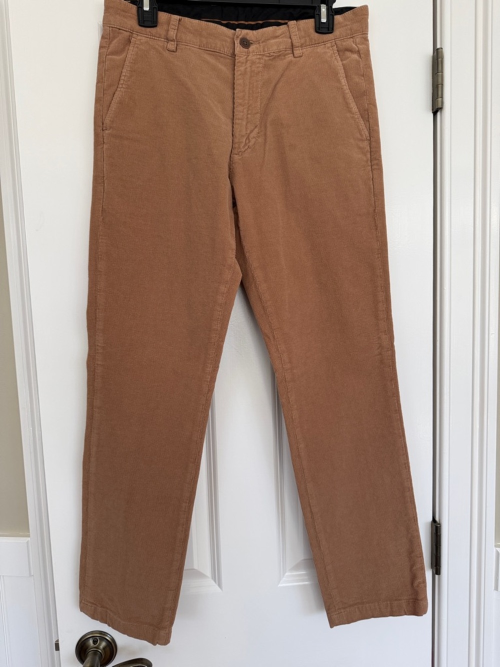 Men's AG  Corduroy Pants in Light Brown - Classic Straight Fit